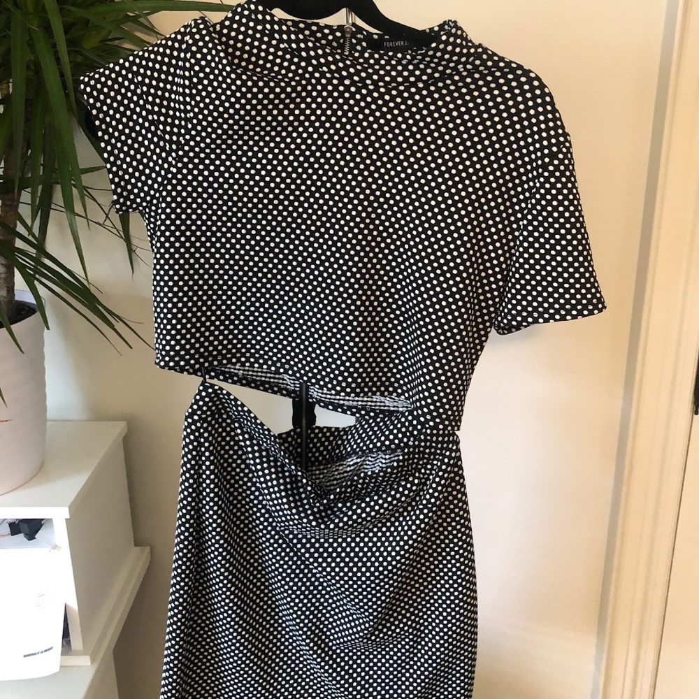 Black and White Two piece Co-ord set